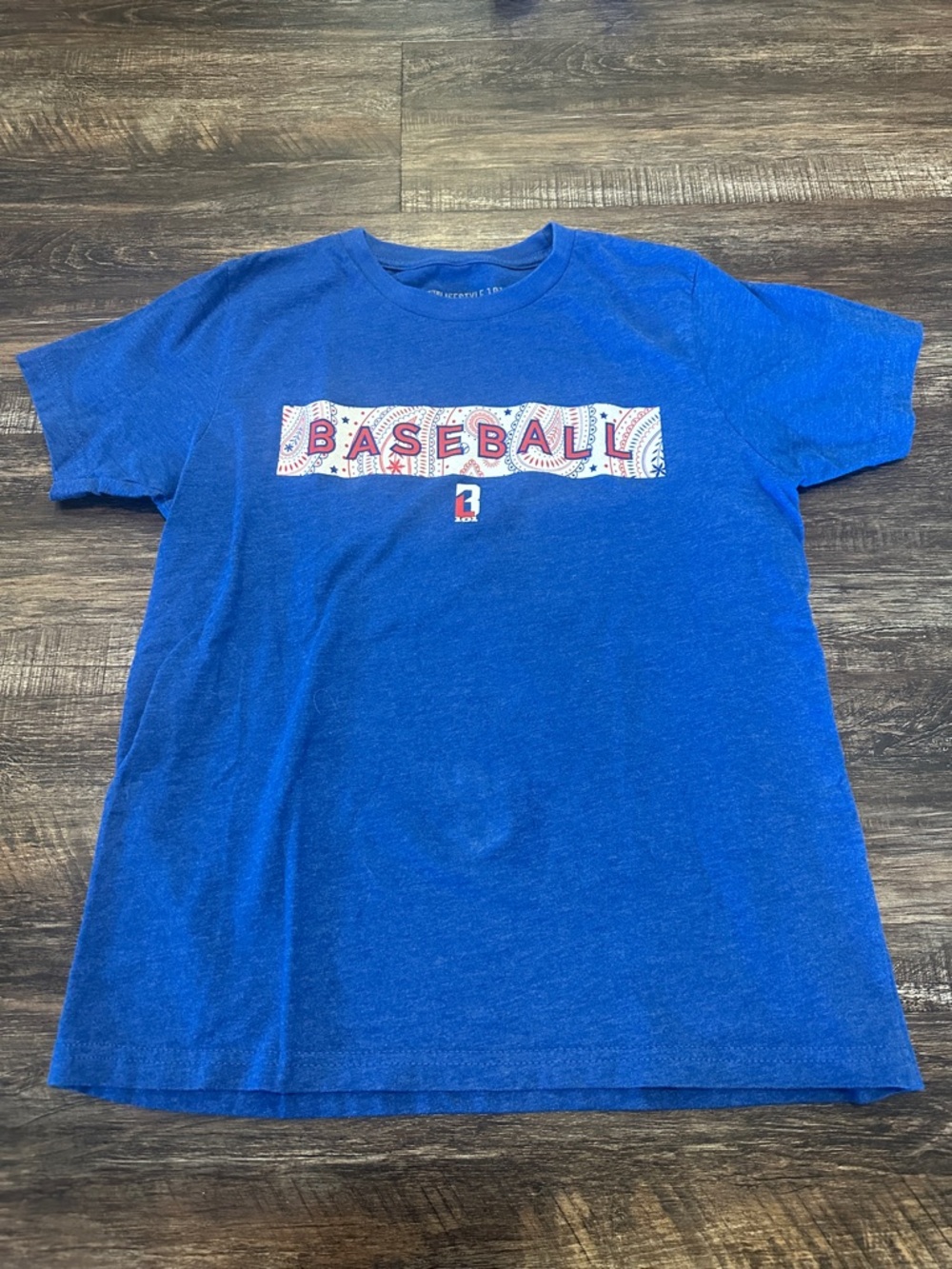 Baseball Lifestyle 101 Kids Blue 'Baseball' Graphic Tee